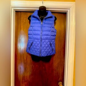 Talbots Blue Quilted Vest - Size SP